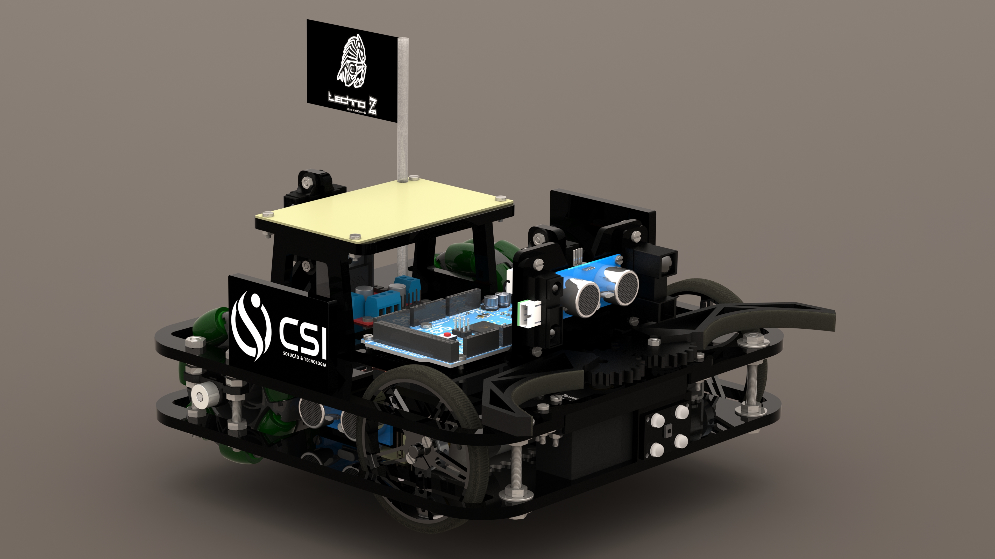 Marvin万向轮机器人车(Arduino系统)结构